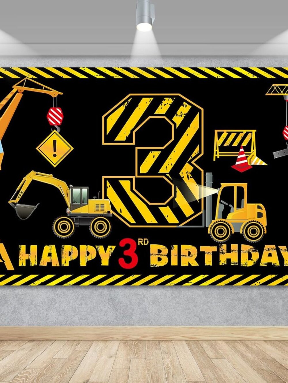 3rd Birthday Decorations for Boys, Third Birthday Banner Decorations